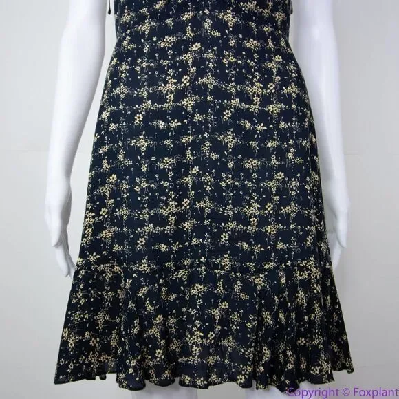 NEW Intimately Free People Caught Up Printed‎ Slip Dress, Black, Medium
